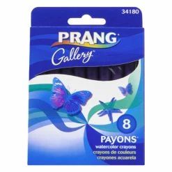 Wholesale 🔔 Prang Payons Water Soluble Watercolor Crayon Set, Assorted Color, Set Of 8 😀