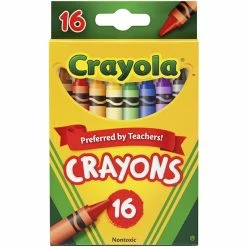 Hot Sale 😍 Crayola Crayons, Assorted Colors, Set Of 16 ⌛