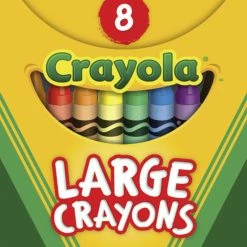 Buy 🎉 Crayola Large Crayons In Tuck Box, Assorted Colors, Set Of 8 ✨