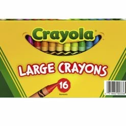 Wholesale 👏 Crayola Large Crayons In Storage Box, Set Of 16 🌟