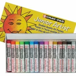 Flash Sale ✔️ Sakura Cray-Pas Junior Artist Oil Pastels, Assorted Colors, Set Of 16 👏