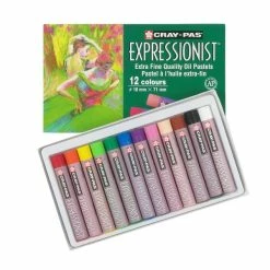 Best deal ⌛ Sakura Cray-Pas Expressionist Extra Fine Non-Toxic Oil Pastel, 2-3/4 X 7/16 Inches, Assorted Color, Set Of 12 ✔️