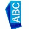 Discount 🔔 Westcott Plastic Die-Cut Capital Letter Stencil, 3 In, Clear Blue 👍
