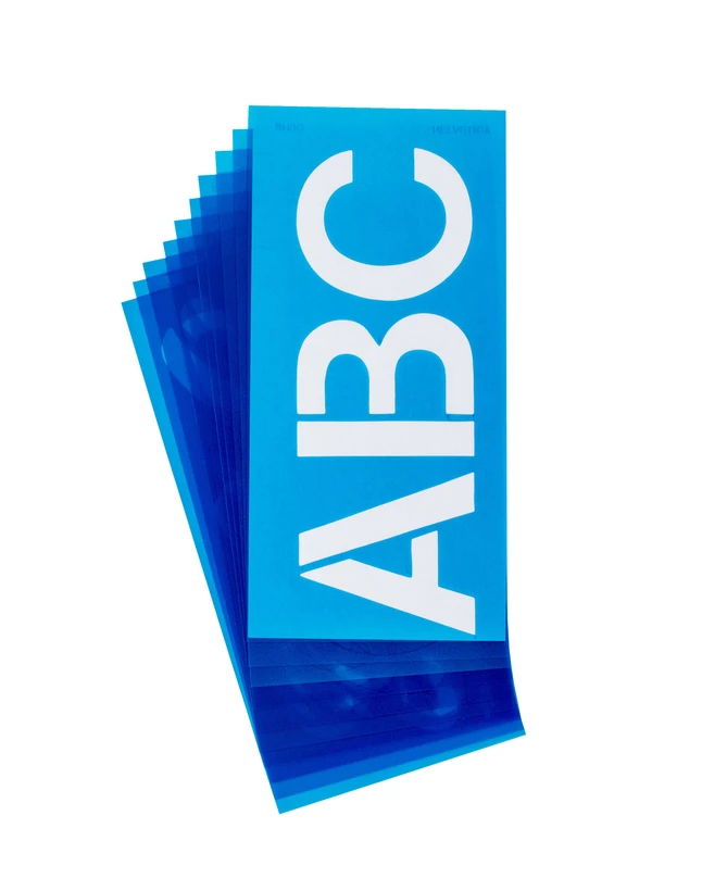 Discount ๐ Westcott Plastic Die-Cut Capital Letter Stencil, 3 In, Clear Blue ๐