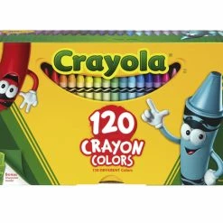 Deals 🌟 Crayola Crayons In Hinged Top Box, Assorted Colors, Set Of 120 🥰