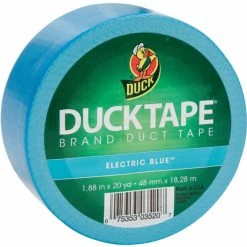 Cheapest 🌟 Duck Brand Duck Tape Colored Duct Tape, 1.88 In X 20 Yd, Electric Blue 🧨