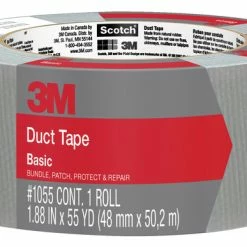 Wholesale 😀 3M Company 3M Basic Duct Tape, 1.88 Inches X 55 Yards, Gray 🤩