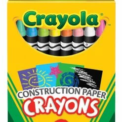Flash Sale ⭐ Crayola Construction Paper Crayons, Assorted Colors, Set Of 16 🎉