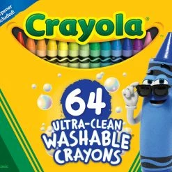 Best Pirce ❤️ Crayola Ultra Clean Washable Color Max Crayons, Standard Size, Set Of 64 😉