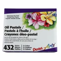 Wholesale 🤩 Pentel Oil Pastel Set, 2-7/16 X 5/16 Inch, Assorted Colors, Set Of 432 👍
