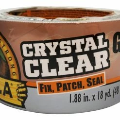 Hot Sale 🧨 Gorilla Glue Crystal Clear Tape, 18 Yards X 1.88 Inches, Clear 😀