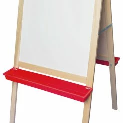 Best deal 😍 Crestline Deluxe Magnetic Paper Roll Easel, 24 X 24 X 48 Inches, Black Chalk/Dry Erase 🤩