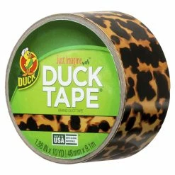 Cheapest 💯 Duck Brand Duck Tape Printed Duct Tape, 1-7/8 Inches X 10 Yards, Tortoise 😀