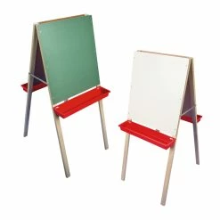 Buy 🥰 Crestline Child's Double Easel, Green Chalk/White Dry Erase, 19 X 19 X 44 Inches 😍