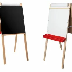 Cheap 🛒 Crestline Child's Deluxe Double Easel, Black Chalk/White Dry Erase, 19 X 19 X 44 Inches 👏