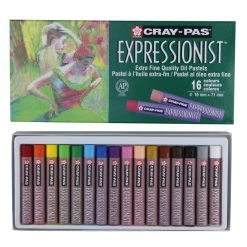 Best deal ❤️ Sakura Cray-Pas Expressionist Extra Fine Non-Toxic Oil Pastel, 2-3/4 X 7/16 In, Assorted Color, Set Of 16 🤩