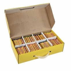 New 👏 School Smart Classroom Crayon Pack With Storage Box, Assorted Colors, Pack Of 800 ❤️