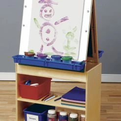 Best deal 🎉 Childcraft Art Easel Center For Kids, 2-Person, 26-1/8 X 13 X 49-3/8 Inches ✨