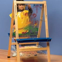 Wholesale 😀 Childcraft Double Adjustable Easel, Clear Panels, Paper Roll, Holder, 24 X 26-7/8 X 44-1/2 Inches ⌛